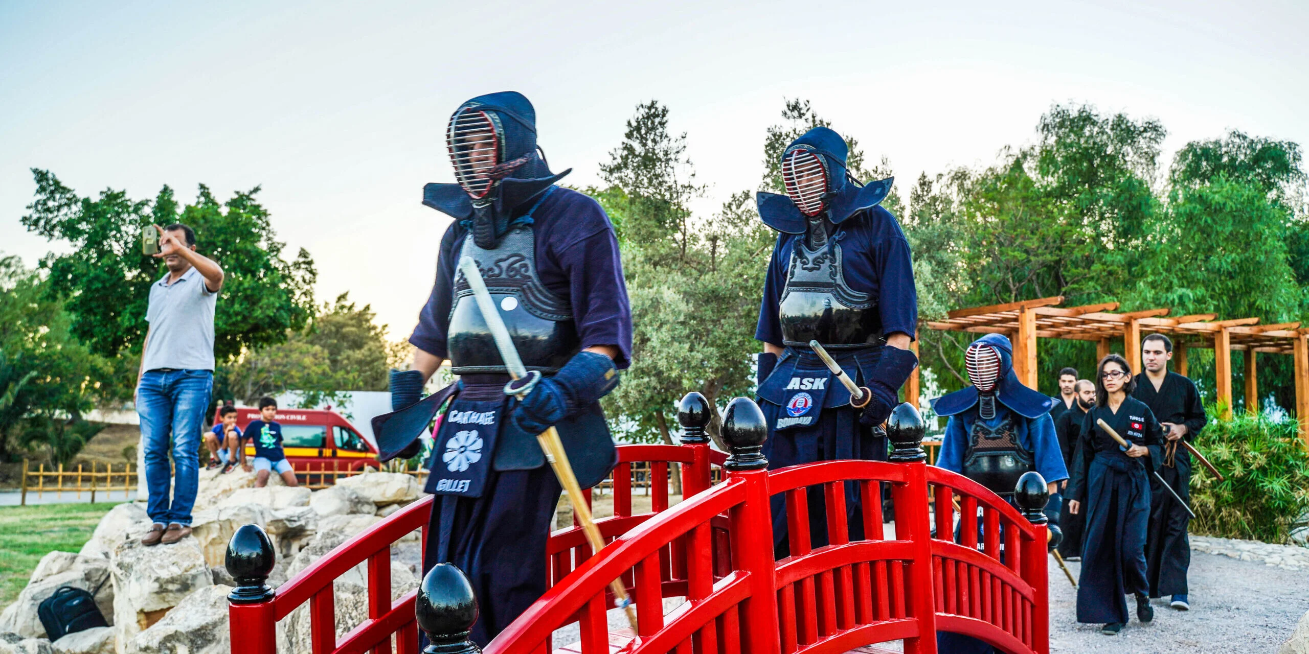 Japanese Garden cultural demonstration — Tunis 2022
